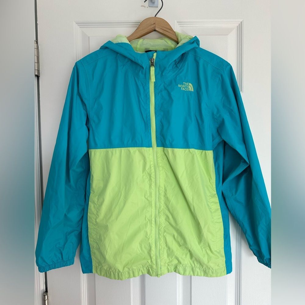 North Face Girls Windbreaker Jacket XL 18 Kids Youth Coat